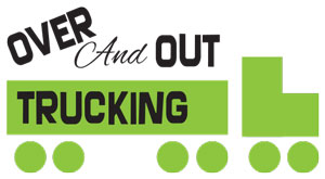 Over and Out Trucking Logo